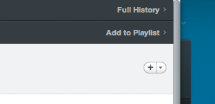 add to playlist - now playing